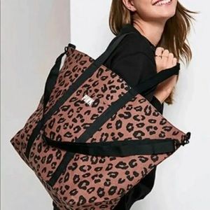 Victoria’s Secret PINK cheetah print tote bag